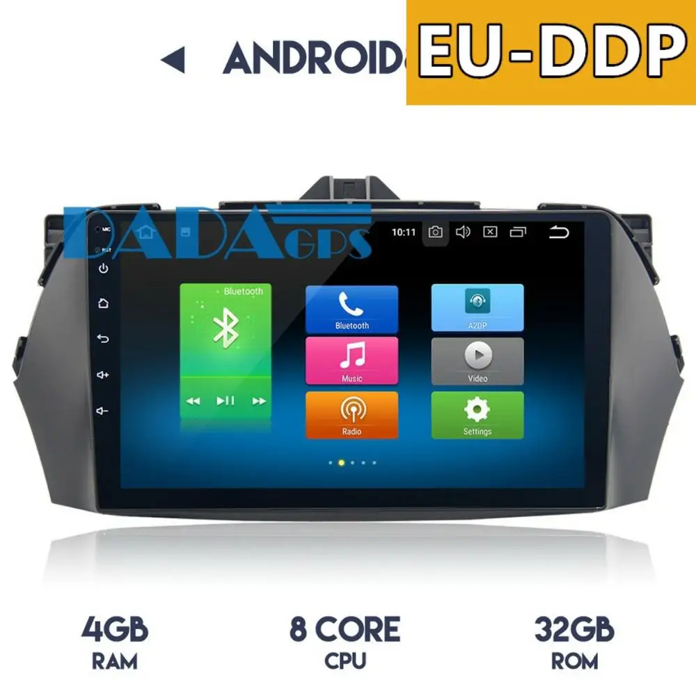 Автомобильная магнитола на Android 8 0 4 Гб ОЗУ 7 1 дюйма 2 ПЗУ GPS-навигация головное