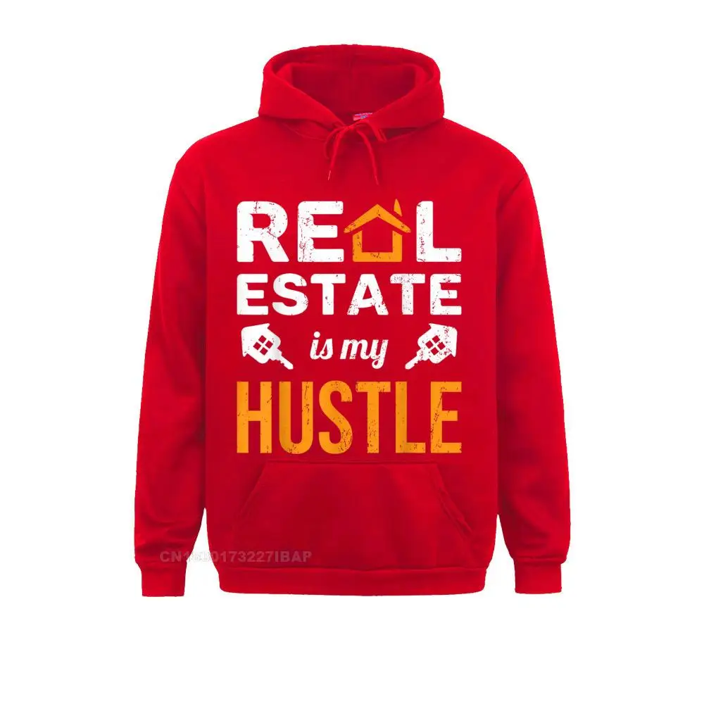 thumbnail image 1 of Bienes raíces es mi negocio Venta al por menor de casas divertidas Agente inmobiliario Sudaderas con capucha estilo Inglaterra más nuevas Sudaderas para hombres Ropa ajustada, 1 of 5