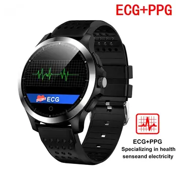 

W8 ECG+PPG Fitness Bracelet Smart Watch Blood Pressure Heart Rate Monitor Pedometer IP67 Waterproof Business Smart Band For Men