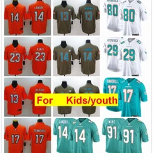 Молодежные Детские футболки с Майями минкой фитцпатриком Дэном Марино Райаном таннехиллом Кенни стиллсом джарвисом Лэндри