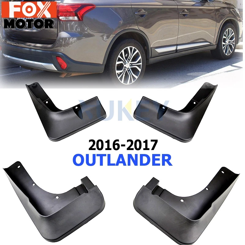 Для Mitsubishi Outlander 2015 2016 2017 2018 передние и задние Автомобильные Брызговики крыло