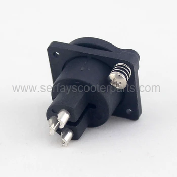 

Mobility scooter parts XLR Charging Port with Cap Charger Socket 10pcs a Pack
