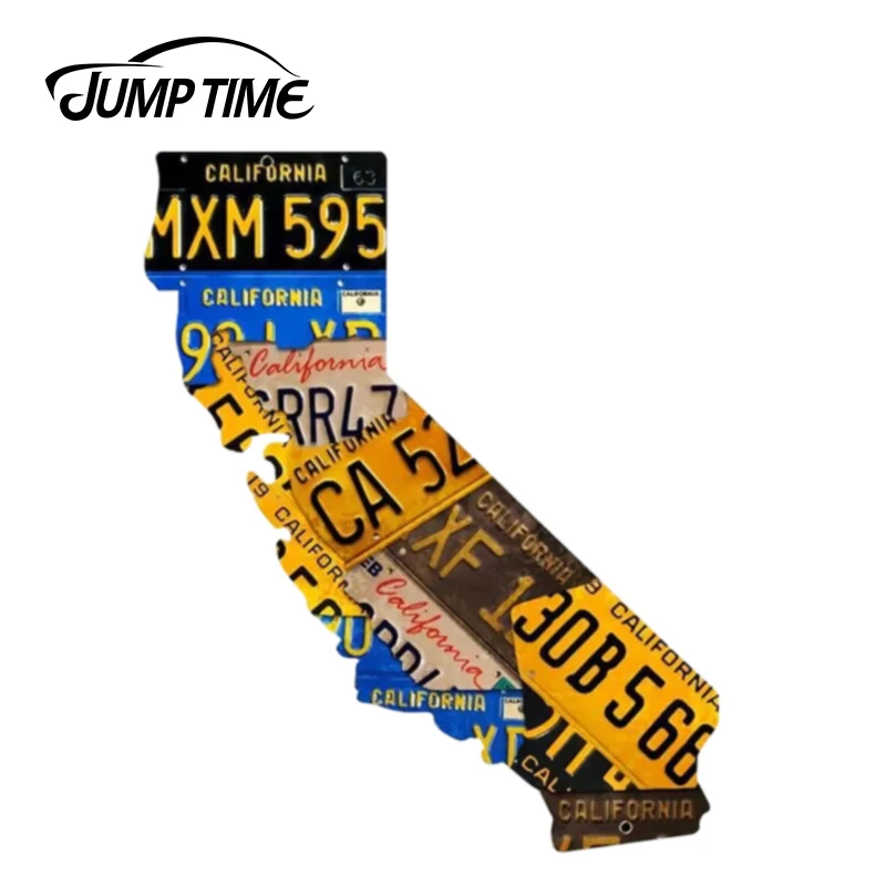 JumpTime 13 см x 10 6 Ретро Калифорния номерных знаков винил забавных наклеек машина