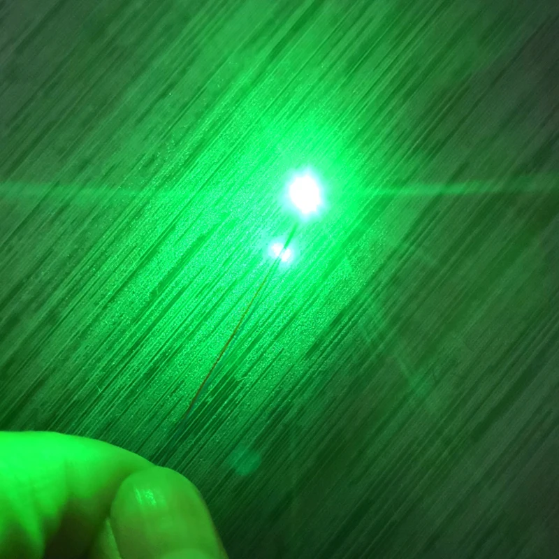 Pre wired 3V 0402 SMD LED Green 30cm wires pre soldered hobby model kit car railway 1