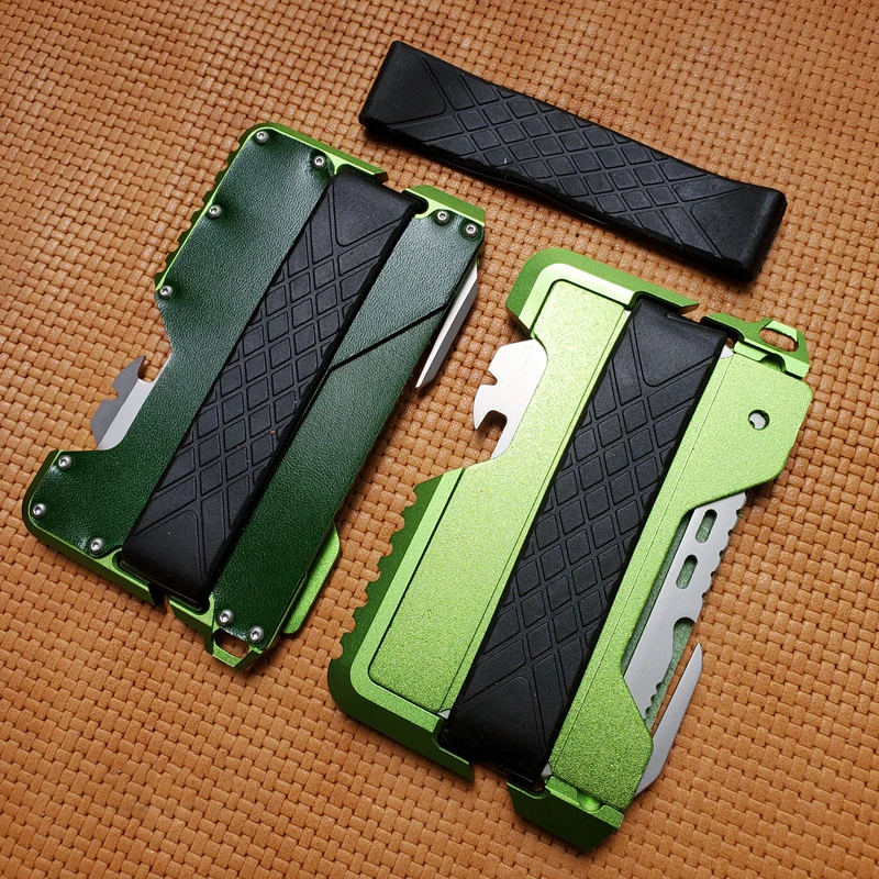 Metal Clip Edc Wallet Tactical Multifunction Wallet Card Package Army