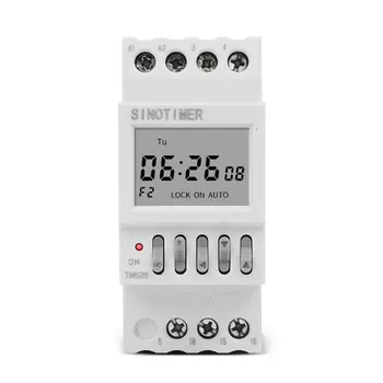 

2020 New 2 Channels Separate Time Control Output 7 Days Programmable Timer Clock Switch