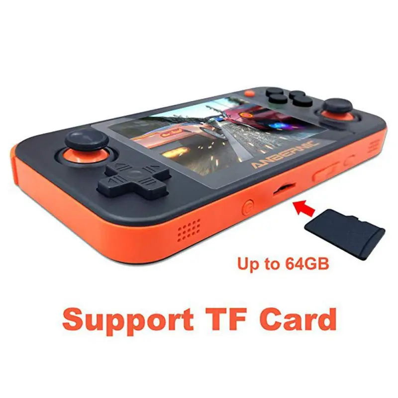 ANBERNIC Retro Game RG350 Video Game Handheld Console Mini 64 Bit 3.5 inch IPS Screen 16G 32G TF 2500+ Games Player Original