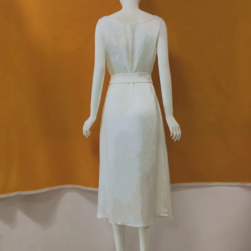 Летняя элегантная драпировка Vestidos без рукавов пляжные вечерние женские платье для отпуска