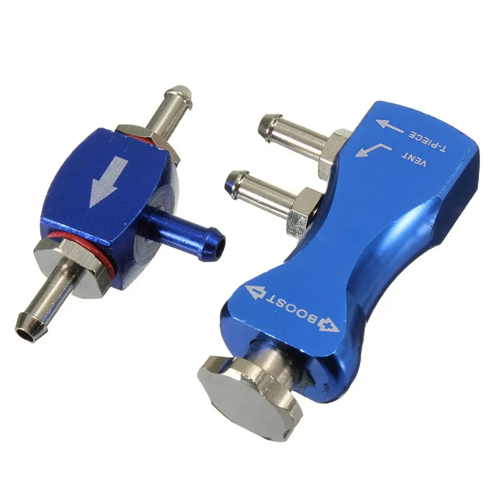 Синий Регулируемый ручной автомобильный турбо запорный клапан усилитель-регулятор Комплекты Универсальный
