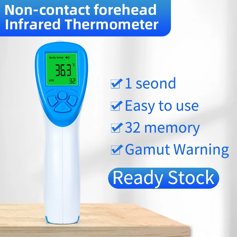 

Digital Termometer Infrared Forehead Baby Adult Body Fever Thermometer Gun Non-contact Temperature Measurement Device