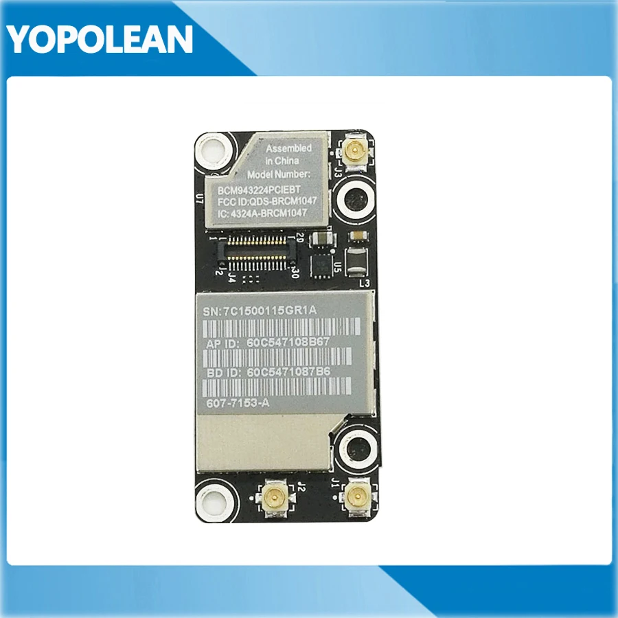 Оригинальная wi fi Bluetooth карта BCM943224PCIEBT для MacBook Pro 15 дюймов A1286 13 A1342 2009 2010