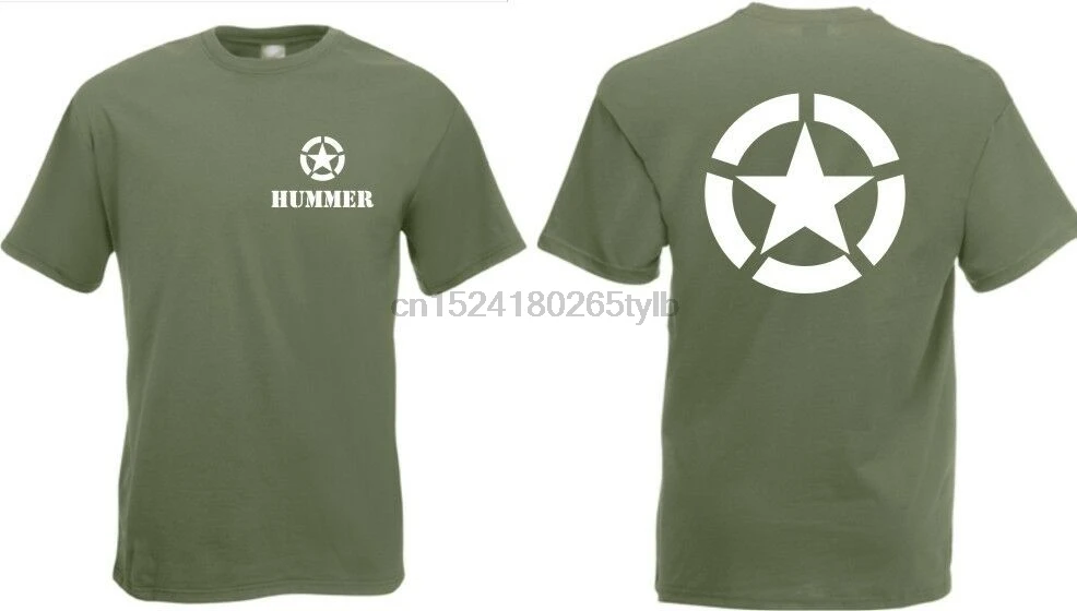 Футболка армии США Homard Allied Star Taille 3-5XL H1 Top 4x4 Off-Road Hmvee US Car |