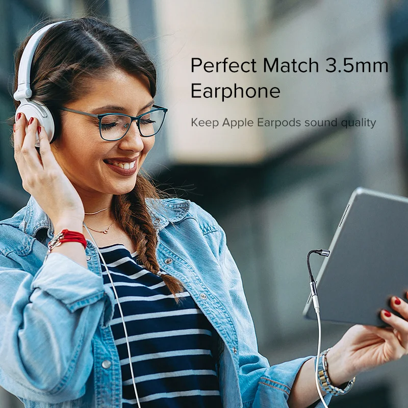UGREEN Lightning to 3 5mm Earbuds Jack Adapter Aux Cable for iPhone 12 Mini 11 Pro Max 8 7 Headphone Converter For Lightning