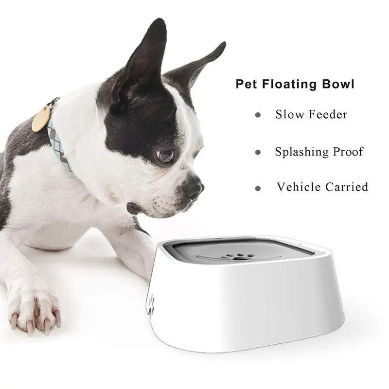 

Dog Water Bowl Vehicle Carried Floating Bowl Cat Water Bowl Slow Water Feeder Dispenser Anti-Overflow Pet Fountain Portable Car