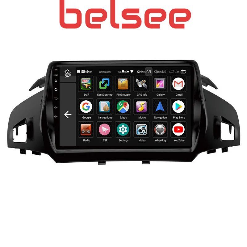 Belsee 9 Экран Android 10 Автомобиль Радио Стерео 4 Гб 64 Авто навигатор с GPS DVD для Ford Kuga Escape
