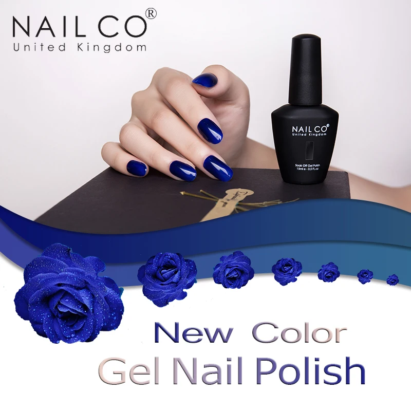 NAILCO светодиодный 15 мл УФ-Гель-лак набор гель-лаков для ногтей маникюр геллак долговечный светодиодный Гибридный лак для ногтей