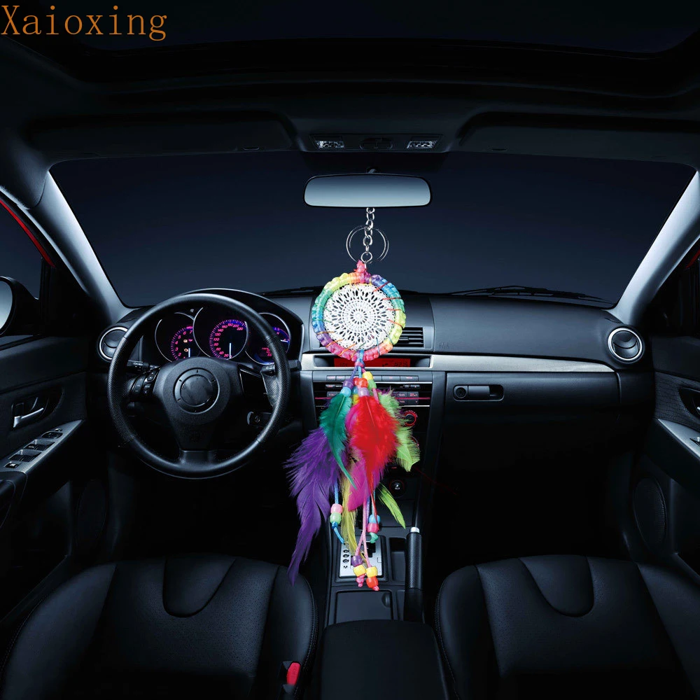 Автомобильная подвеска цветная Цветочная Пряжка для ключа Ловец снов