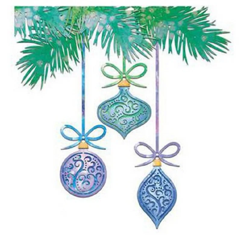 

Hanging Ornament Adv-one Metal Cutting Dies Stencils For DIY Scrapbooking Embossing Paper Cards Photo Album Making Craft