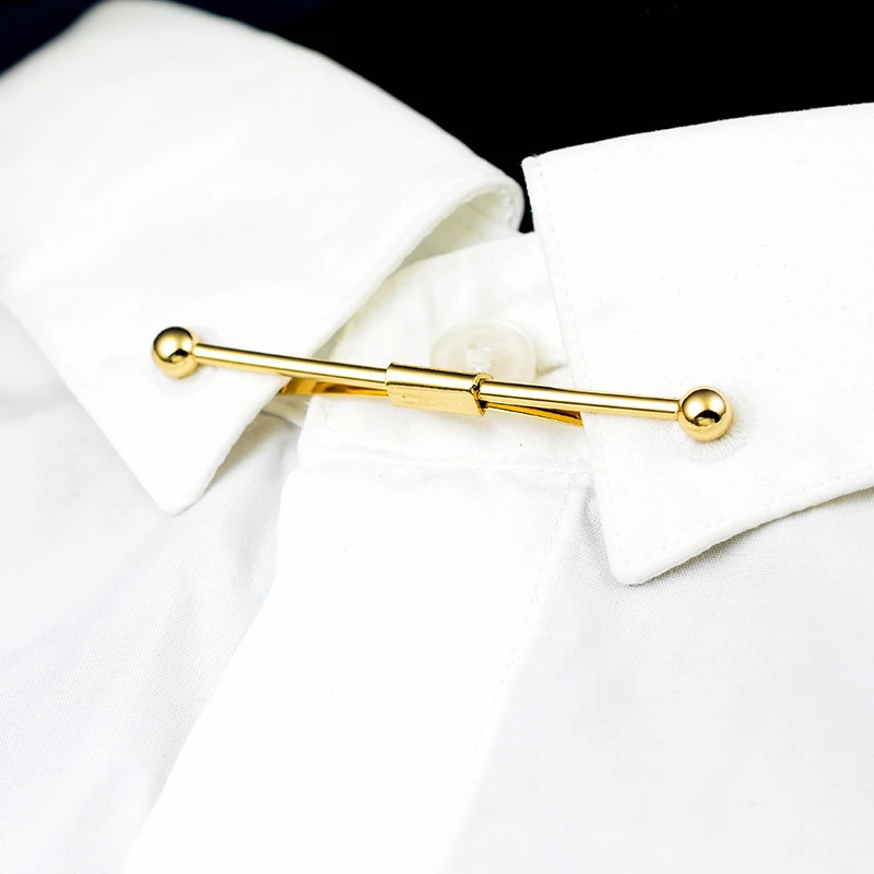 Metal Collar Clip Shirt Men's Highgrade Noninjury Clothing Women's