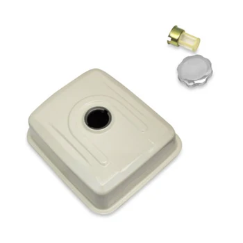 

3pcs Engine Fuel Filter Chrome Gas Cap Tank Kit Easily Installation For Honda GX340 GX390 Power Replacement Spare Parts