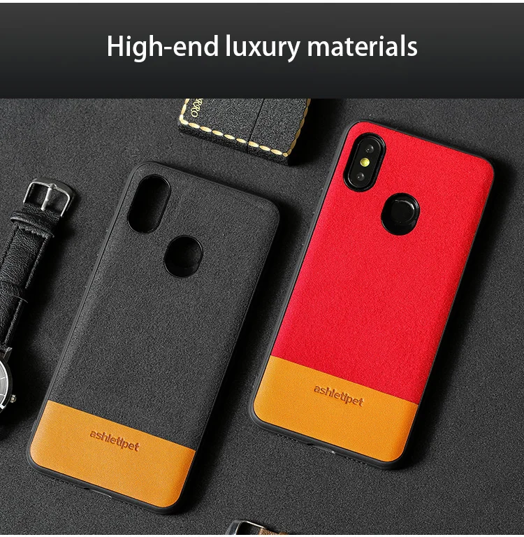 Для Xiao mi Red mi Note 5 Чехол note5 Натуральная кожа задняя крышка силиконовый замшевый прошитый чехол coque для Xiaomi mi 6 8 8SE