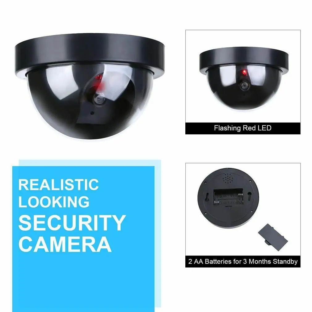 Мини CCTV камера поддельная/Манекен купольная Камера Flash rood Licht installeren Out/камера Скрытого видеонаблюдения Манекен CCTV камера