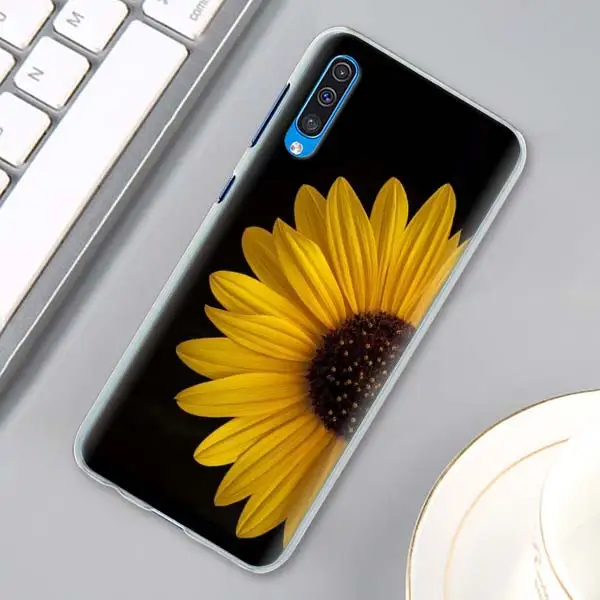 Летняя Маргаритка Подсолнух цветочный телефонный корпус для samsung Galaxy A10 A20e A30 A40 A50s A60 A70 A80 A6 A7 A8 A9 в твердом переплете - Цвет: H07