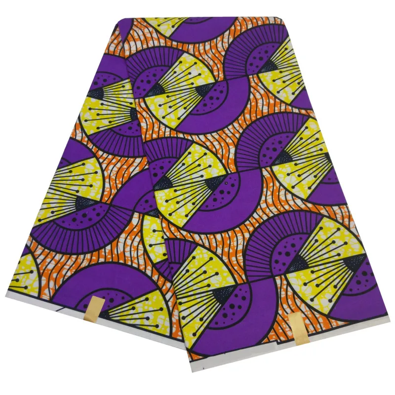Полиэстер Анкара африканская вощеная ткань принтом 6 ярдов ткань Вощеная африканская с принтом восковая ткань для платья