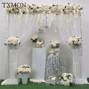 

Wedding decoration artificial flower row arch flower ball shop window decoration silk flowers photo studio photography props