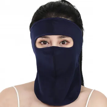 

PM2.5 Face Mask - Full Face Neck Guard Protection Reusable Anti-dust Masks Navy Blue One Size Men And Women Wearable