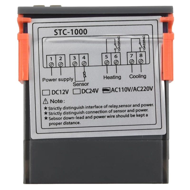 220 V/STC-/1000 цифровой регулятор температуры термостат с NTC