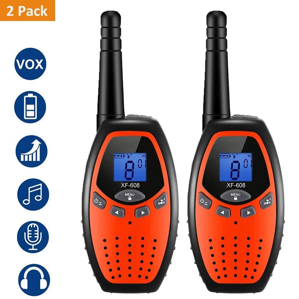 Радиостанция детские игрушки рация на дальние расстояния 3 км 2 полосная 8 каналов