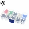 25PCS Tactile Push Button Switch Momentary 12*12*7.3MM Micro switch button + 25PCS Tact Cap(5 colors) for Arduino Switch ► Photo 2/5