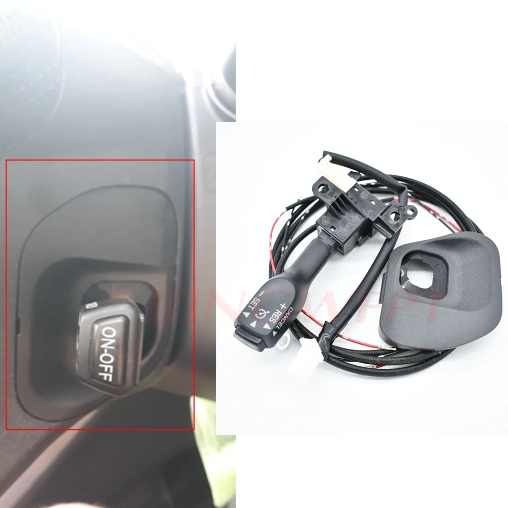 Переключатель круиз контроля на руль 84632 34011 с крышкой 45186 47030 C0 для Toyota PRIUS PLUG IN HYBRID
