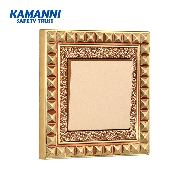 

Luxury metal hand-polished button switch pattern engraving Chinese style control wall senior light switch 1/2/3 gang 1/2 way