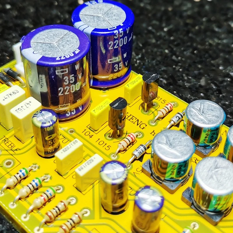 KYYSLB AC Dual 12 В~ 15 в имитация британской NAD Tone Передняя плата DIY Kit с NE5532 Op Amp Передняя доска готовая плата 8DB