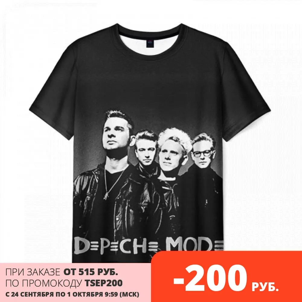 Мужская футболка 3D Depeche mode | одежда