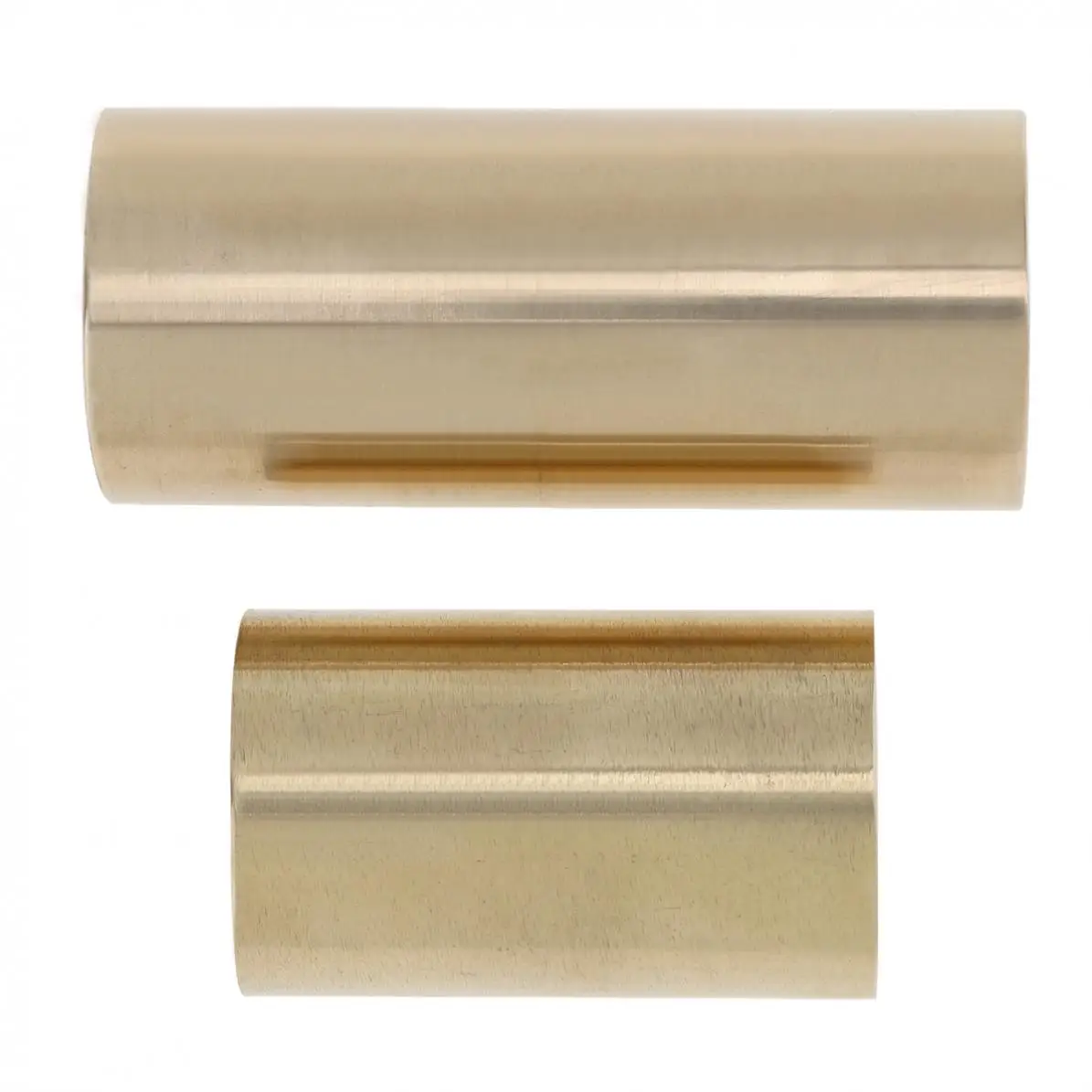 2pcs/lot Brass Guitar Slide 30mm& 60mm Steel String Guitarra Smooth Edge Slider