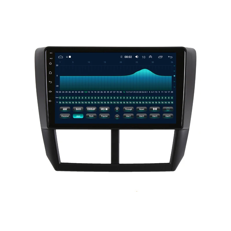 Cheap 9" 2.5D IPS screen Android 8.1 Car DVD Multimedia Player GPS For Subaru Forester 2008 2009 2010-2012 audio car radio stereo navi 1