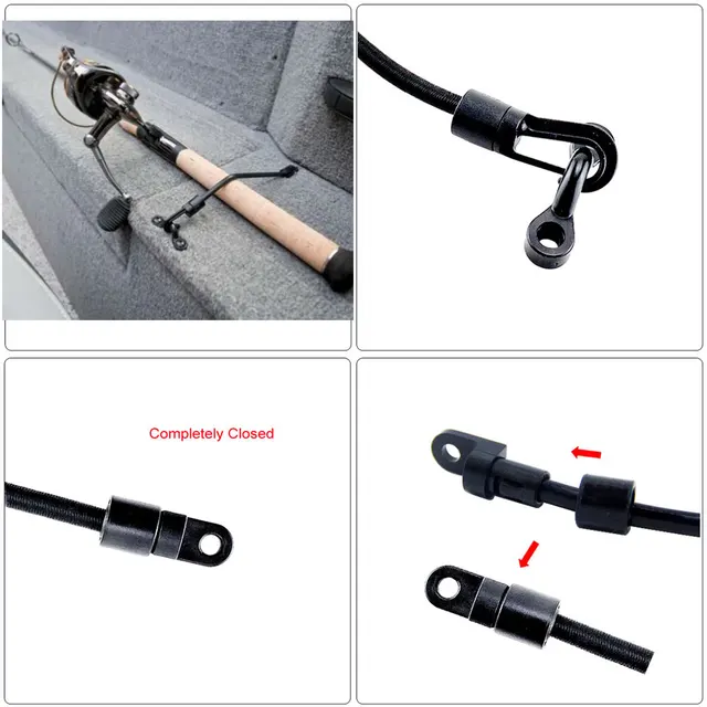 Fishing Rod Bungee Rod Tie Downs BUNGEE CORDS: SET OF