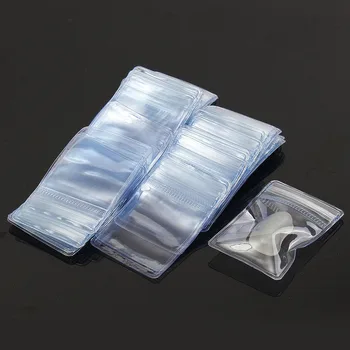 

50pcs Bulk Thick Jewelry Packaging Ziplock Zip Zipped Lock Reclosable Plastic Poly Clear Bags Supplies