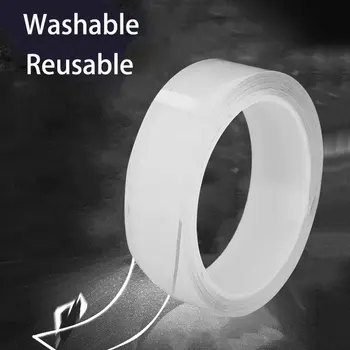 

TENMIU Nano-washable traceless magic tape transparent double-sided tape can cut carpet to fix auxiliary adhesive sheet