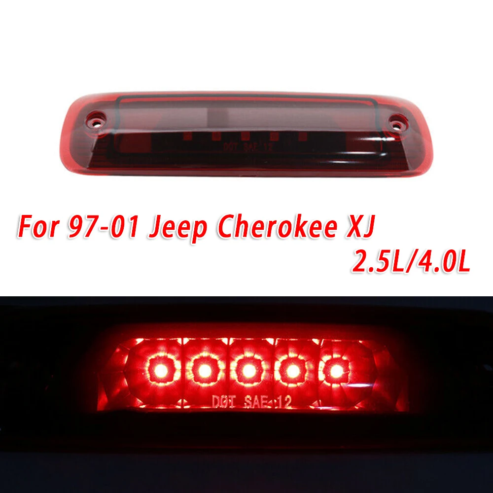 Красный тормозной светильник для Jeep Cherokee XJ 2.5L/4.0L 97-01 1680LM водонепроницаемый