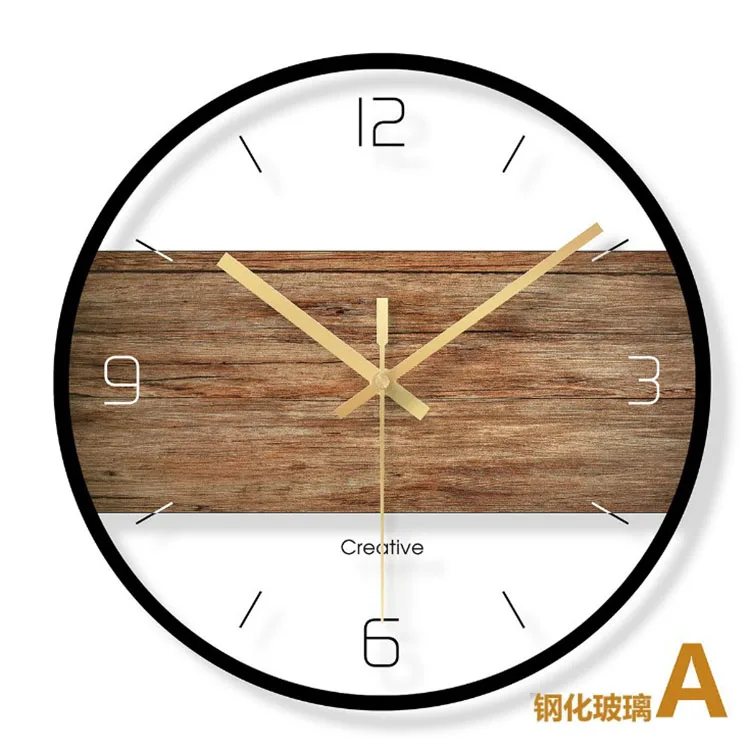 Скандинавские Роскошные бесшумные настенные часы, модные простые настенные часы, современные электронные креативные часы, уникальные настенные часы AA50WC - Цвет: style8