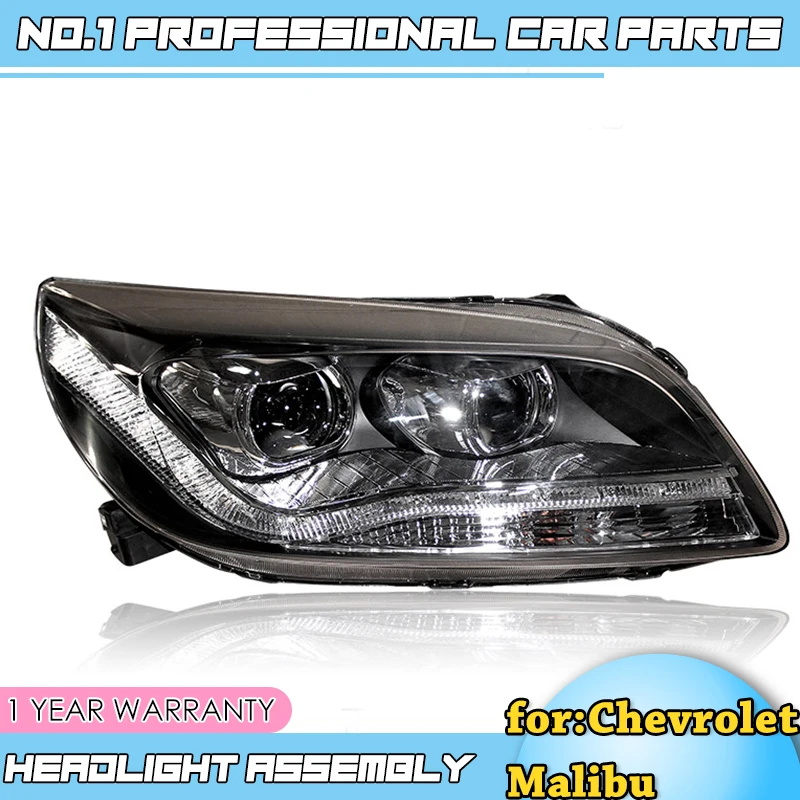 

car accessories Headlights for Malibu 2012-2014 LED Headlight for Malibu Head Lamp LED Daytime Running Light LED DRL Bi-Xenon