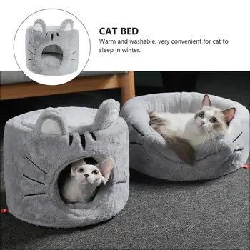 

1Pc Cylindrical Comfortable Warm Exquisite Pet Supplies Cat Sleeping Bag Pet Sleeping Pouch Cat Bed for Cat Sleep Pet Cat