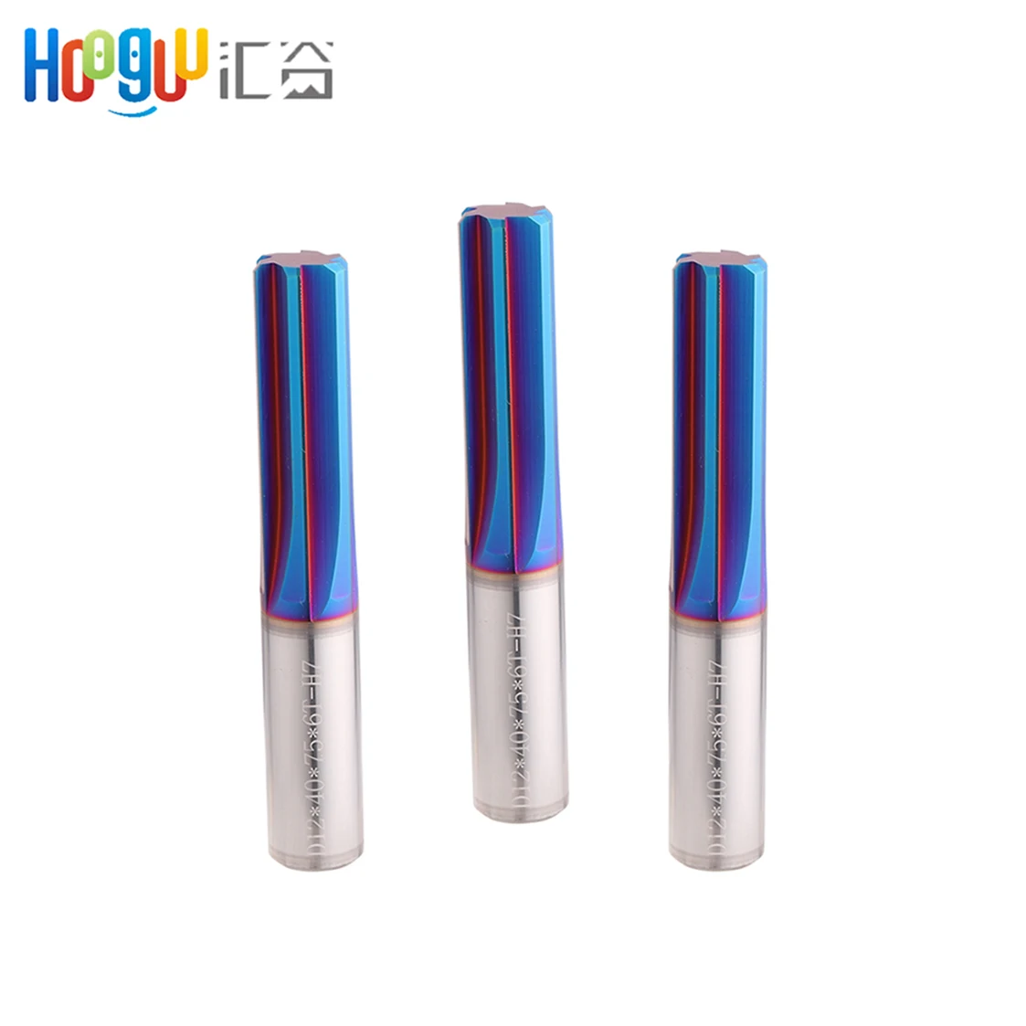 

Reamers Tools HRC68 6Flutes With 100mm Blue Nano Coated Straight Groove Reamers H7 Cutter For CNC Metal Lathe Carbide Reamer