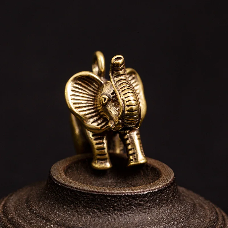 elephant pendant brass (2)