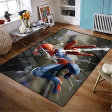 Tapis de jeu Spiderman Disney Avengers pour bébé, tapis de sol antidérapant pour salon, salle de bain, cuisine, décoration de maison 