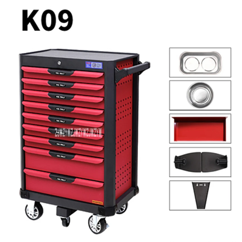 New K09 Multi Functional Tool Cart 9 Drawer Toolbox Cabinet Storage Tool Box Heavy Duty Workshop Hardware Mobile Tool Trolley Power Tool Sets Aliexpress